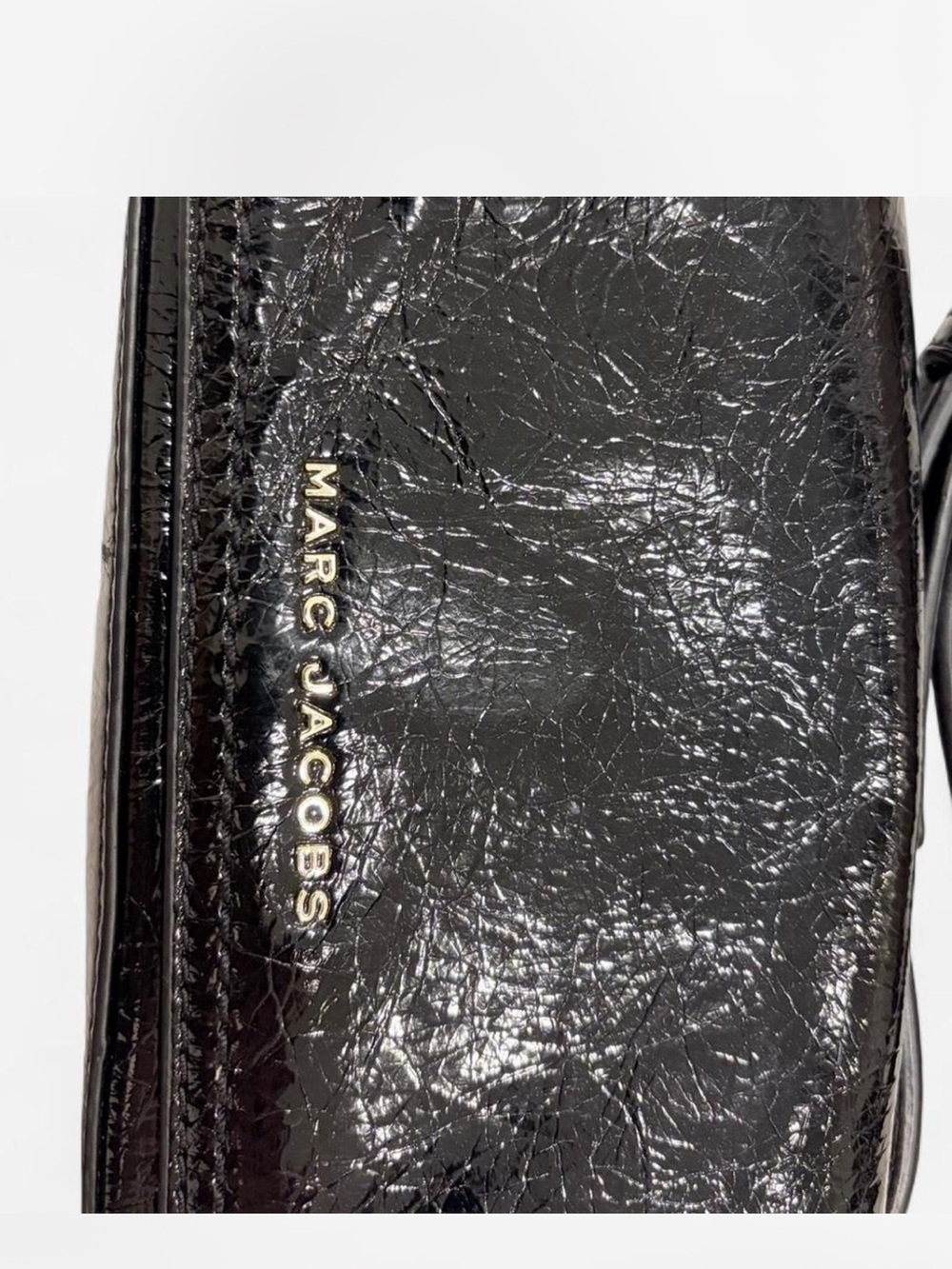 Marc Jacobs Patent Leather Black Crossbody Mini Bag - Picture 3 of 8